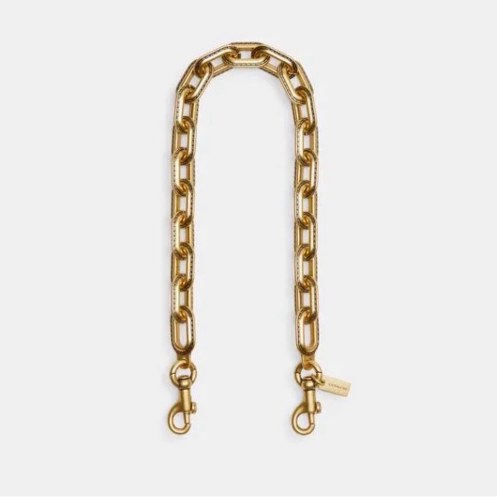 Coach Gold Chain Strap